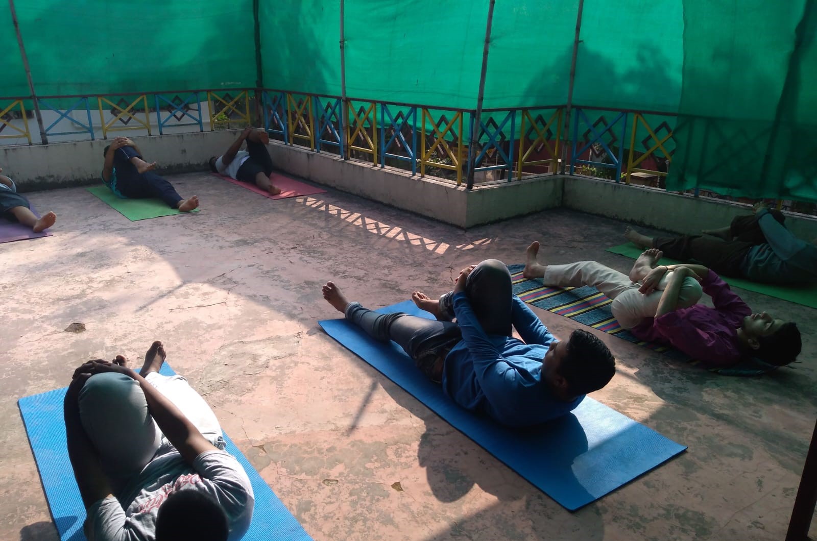Physiotherapy session
