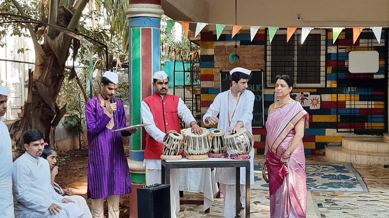 Tabla performance at a cultural day